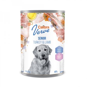 Calibra Dog Verve GF Senior Turkey&Lamb 400g