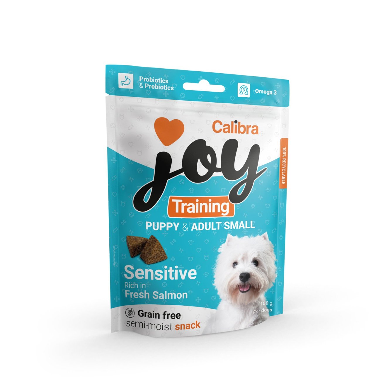 Calibra Joy Dog Training Sensitive Puppy&Adult S Salmon 150g